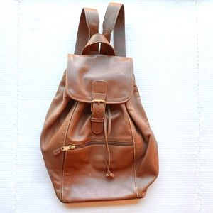 Coach Brown Leather Book Bag